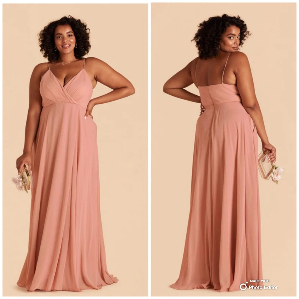 Birdy Grey Dusty Rose Kaia Formal Bridesmaid Dress Size XXL NWT